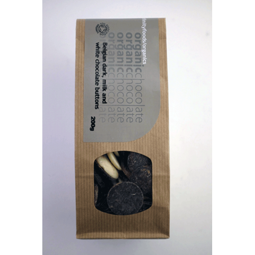 Mixed (Dark Milk & White) Chocolate Buttons 200g