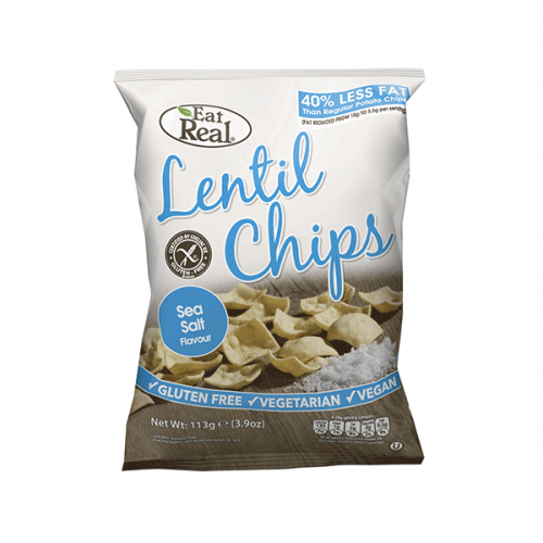 Sea Salt Lentil Chips 40g
