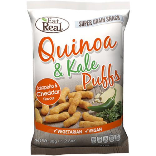 Quinoa & Kale Puff White Cheddar & Jalapeno 113g