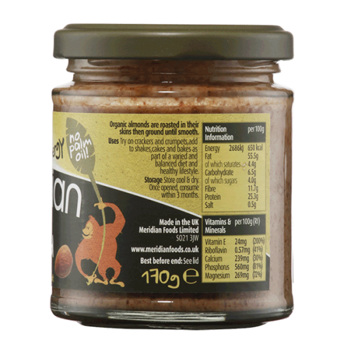 Organic Almond Butter salted 170g