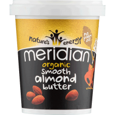Organic Smooth Almond Butter 100% - tub - New! 454g