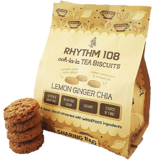 Ooh-La-La Lemon Ginger Chia sharing Tea Biscuits 160g