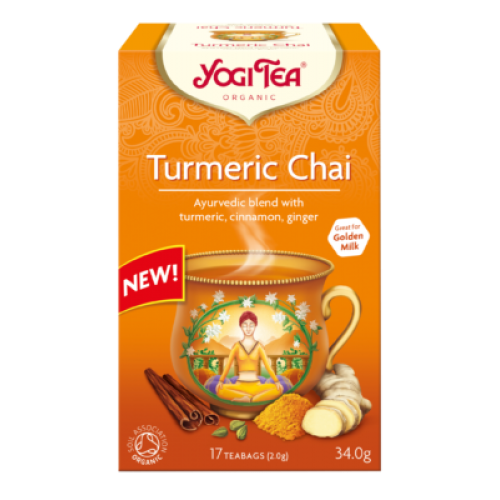 Turmeric Chai Yogi Tea 17bgs
