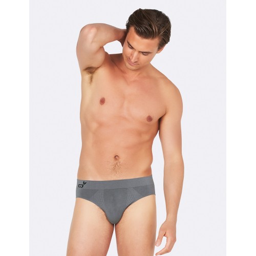 Mens Brief Grey M