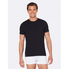 Crew Neck T-Shirt Mens Black L Crew Neck T-Shirt Mens Black L