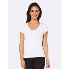 V-Neck T-Shirt W White L V-Neck T-Shirt W White L