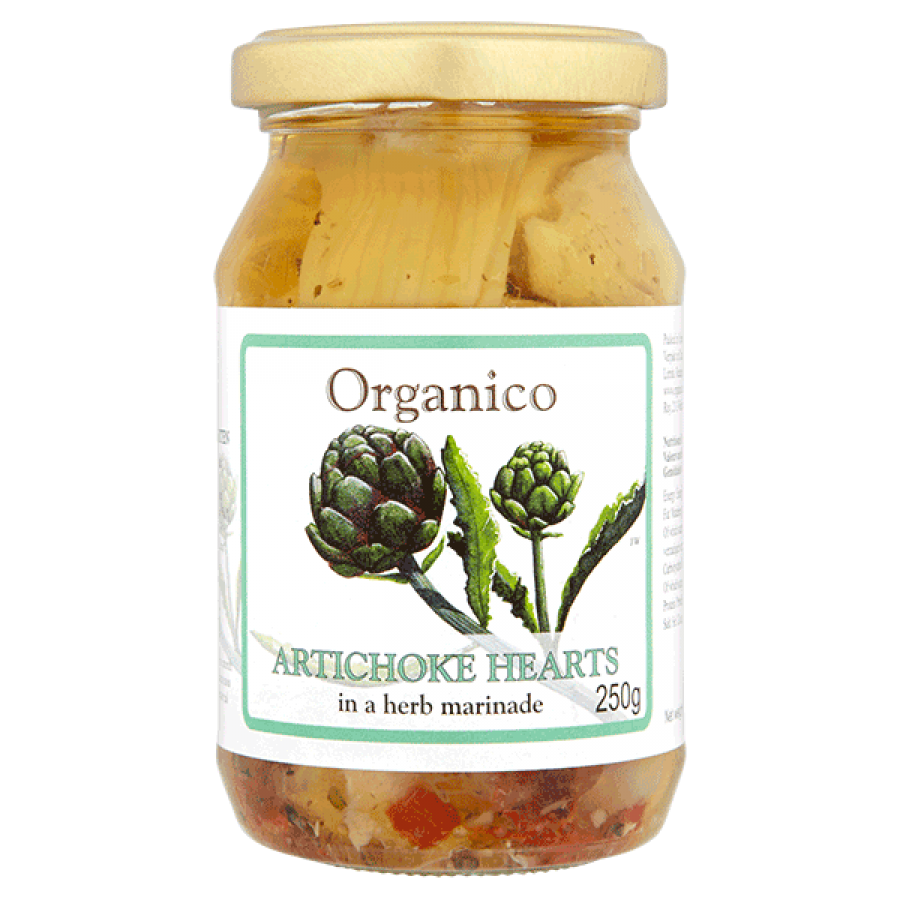 Artichoke Hearts in sunflowe